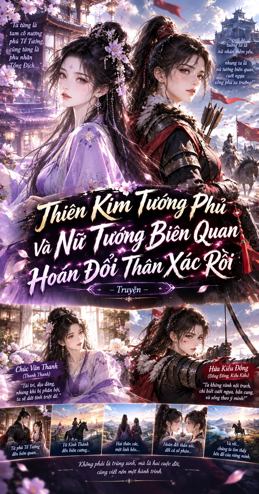 Thiên Kim Tướng Phủ Và Nữ Tướng Biên Quan Hoán Đổi Thân Xác Rồi!