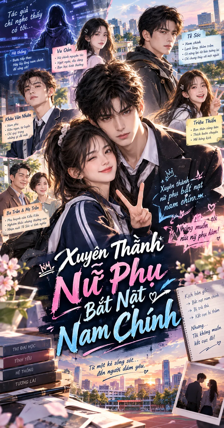 Xuyên Thành Nữ Phụ Bắt Nạt Nam Chính
