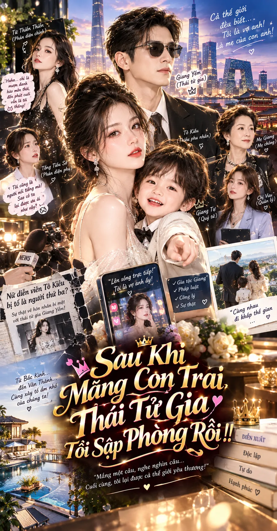 Sau Khi Mắng Con Trai Thái Tử Gia, Tôi Sập Phòng Rồi!!